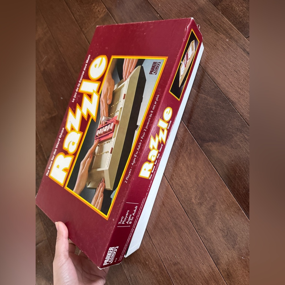 Razzle" Boardgame - 2 players - 80's Board Game - Razzle Game - 8+